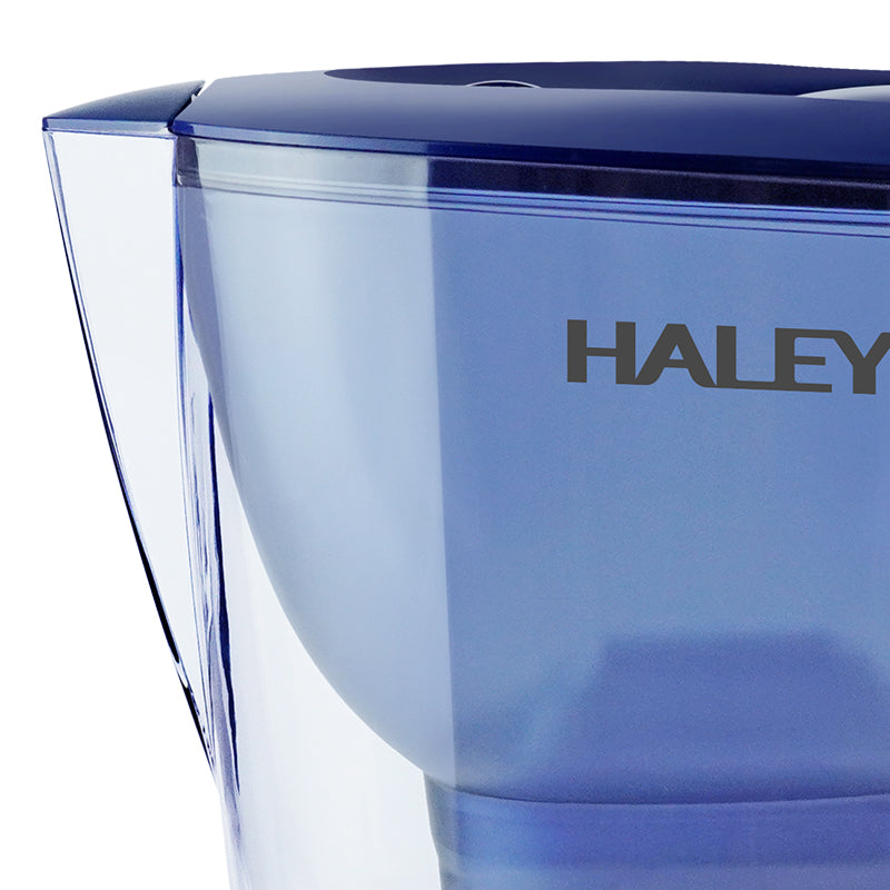 Cană Filtrantă Apă HALEY 3.5L Albastră – Filtru Multistrat, Gura Anti-Praf, Indicator Schimb Filtru, Design Compact