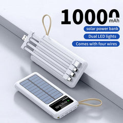 Baterie externa Solar KLGO KP-97 – 1000mAh, Încărcare Rapidă, Afișaj LED și Panou Solar Integrat