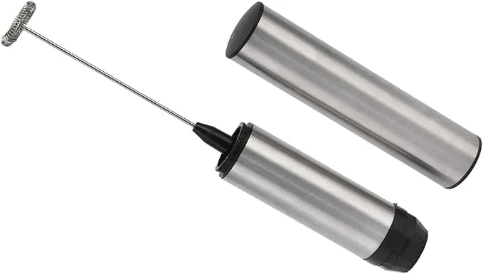 Mini Mixer elextric cu baterii pentru a face spuma de lapte sau capucino, brat otel inoxidabil, frappe