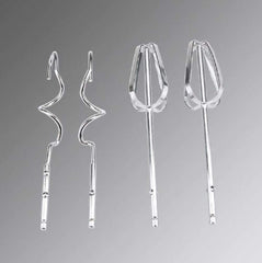 Mixer de mana AT PERFORMANCE®, 300 W, 7 viteze, Functie Turbo, Tel dublu, palete de framantare, Alb.