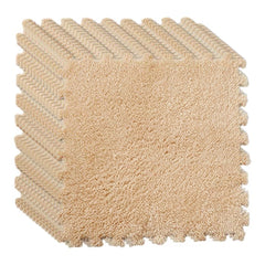 Set 10x Mocheta Pufoasă, AT PERFORMANCE®, Tip Covor Puzzle, cu Spumă 30×30 cm