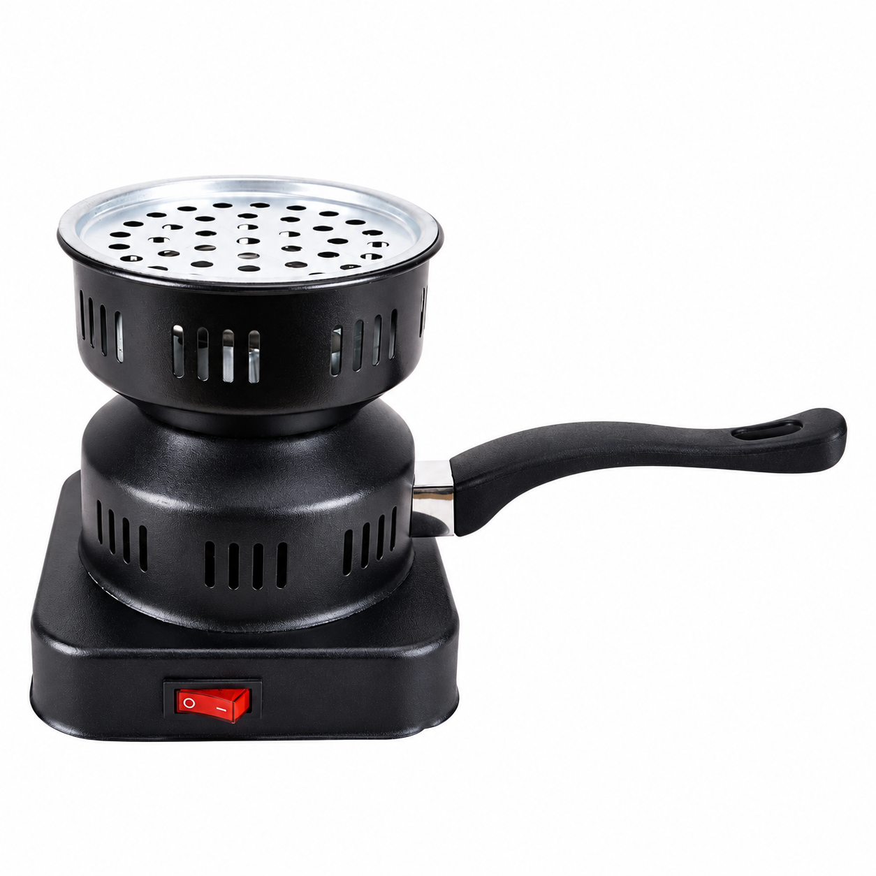 Aprinzător Electric Cărbuni HALEY HY-8614, 500W, 220–240V, 50/60Hz, Multifuncțional, pentru Aprindere Cărbuni, Încălzire, Preparare Cafea, Tămâie și Ceară, 2 Tăvi Incluse