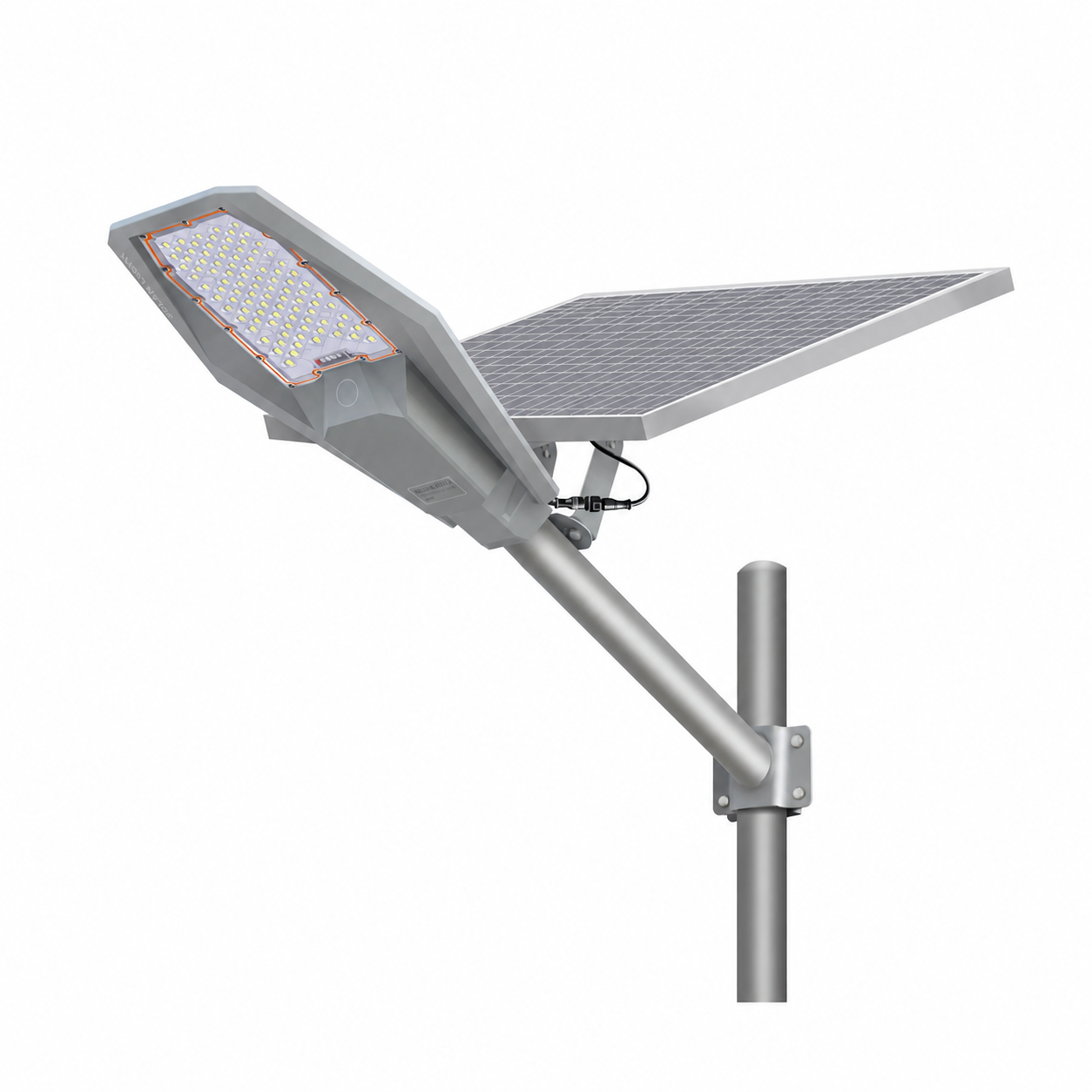 Lampă Solară Stradală LED 600W / 1000W / 1200W, Panou Fotovoltaic Orientabil, Telecomandă, IP66, Lumină Rece
