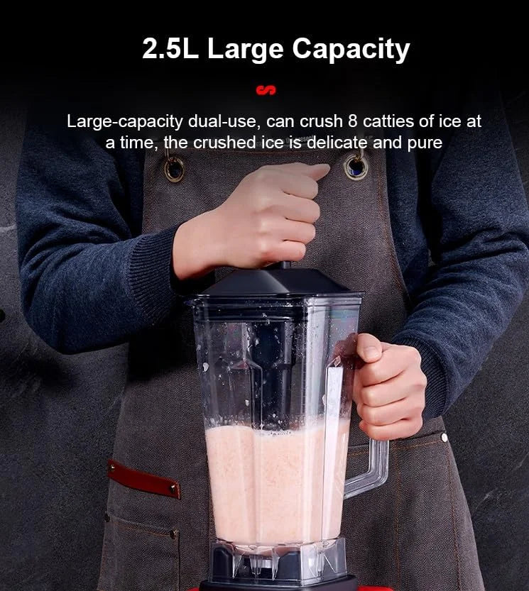 Mixer Multifuncțional HALEY HY-2715, 5500W, 2.5L, 2 Viteze, Funcție Pulse, Curățare Automată, 2 în 1