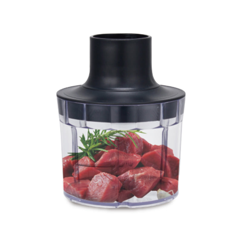 Blender de Mână Electric HALEY 4-in-1, 1200W, Oțel Inoxidabil, 2 Viteze + Accesorii – Tocător, Tel, Pahar, Multifuncțional pentru Bucătărie