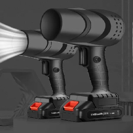 Suflanta de Aer Portabilă Fără Fir – 555 m³/min, Putere Mare, 2 Acumulatori, Îndepărtare Prafului, Apei și Zăpezii, Protecție Supraincălzire