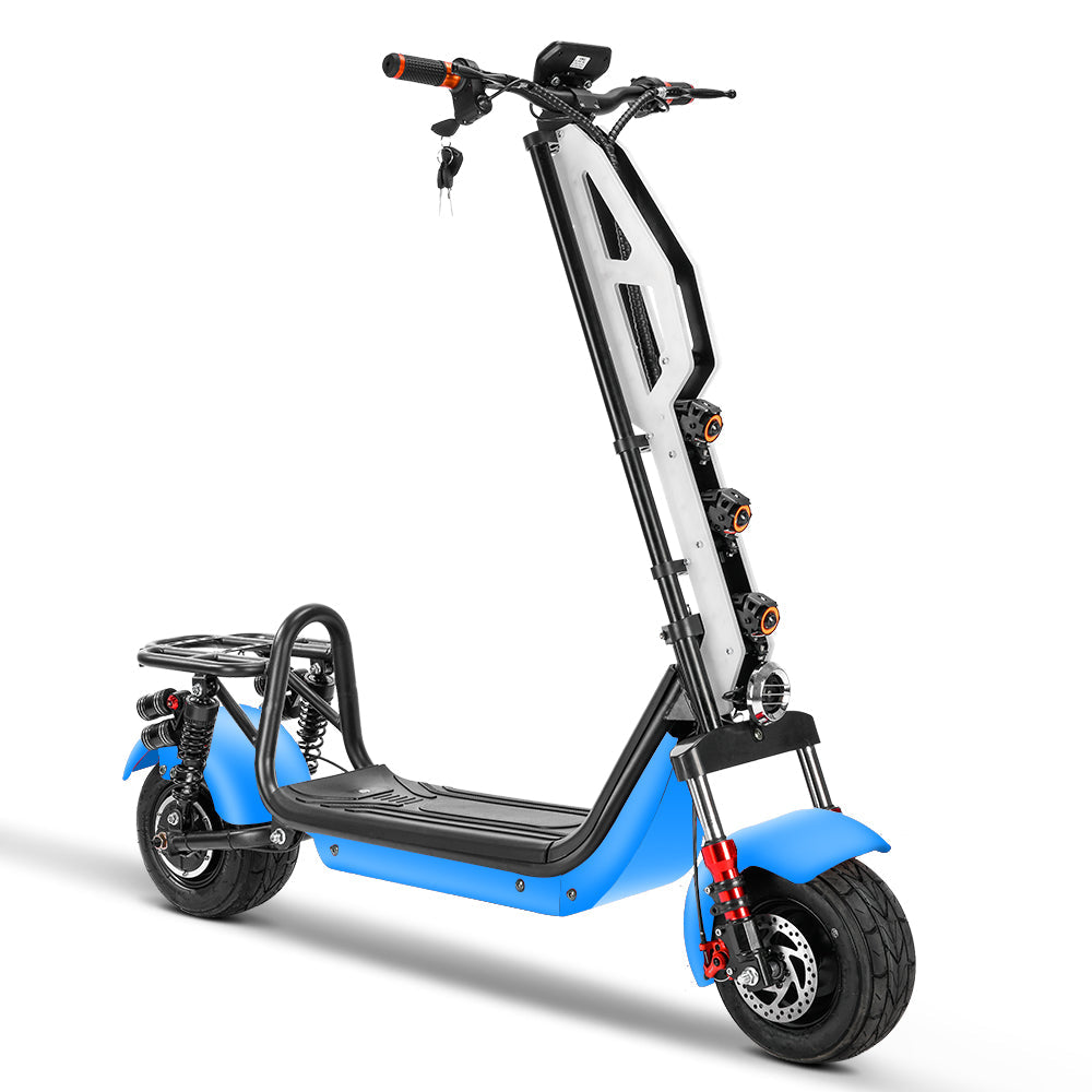 Pachet Premium – Trotinetă Electrică Off-Road, AT PERFORMANCE®, 1000W pliabilă – Viteză 35 km/h, Autonomie 45 km, Baterie 48V, 12Ah + Căști KLGO True Wireless Bluetooth cu Sunet Clar și Autonomie Extinsă