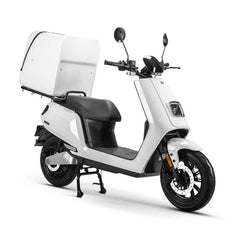 Scuter Electric N-Moto LX05-DELIVERY – Alb, 25 km/h, Fără Permis, Motor BOSCH, 2× Baterii Lithium 60V, Greutate estimativă 90–95 kg, Dimensiuni 1940 × 720 × 1330 mm, Autonomie 150 km, COC & EEC, Carte Rar (CIV), Ideal pentru Livrări +Tricou N-Moto