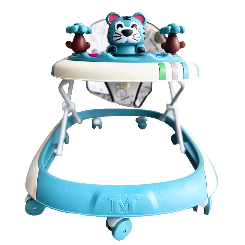 Premergător 3 în 1 pentru Copii AT PERFORMANCE® – Educație, Joacă și Siguranță, Ursuleț Albastru