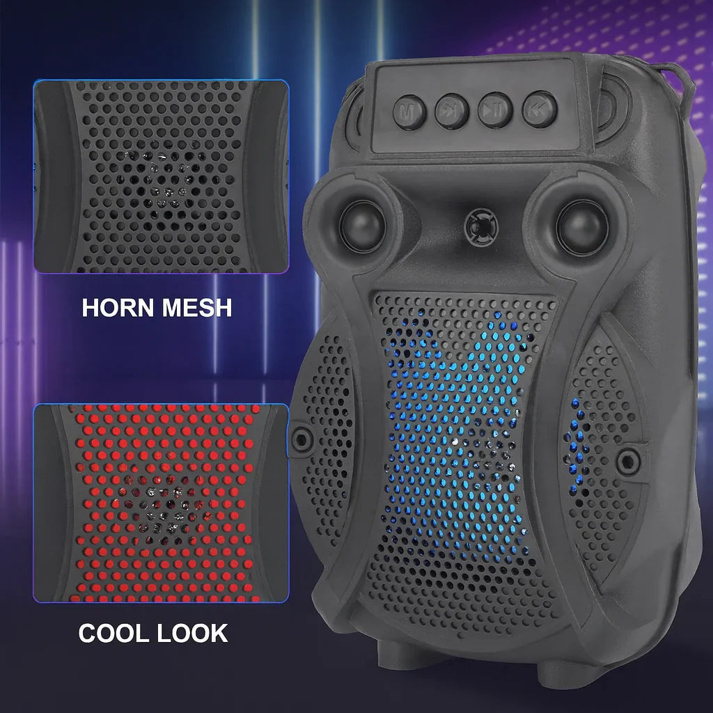 Boxă Portabilă Bluetooth AT PERFORMANCE® -1429, 8W, LED, 1200mAh, Microfon