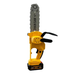 Ferastrau Electric cu Lant 12" AT-Performance AT-2023 – 2 Acumulatori 48V 5000mAh, 2 Lanturi, Incarcator Inclus