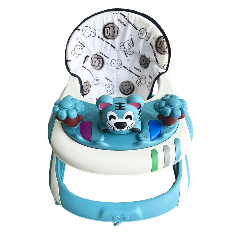 Premergător 3 în 1 pentru Copii AT PERFORMANCE® – Educație, Joacă și Siguranță, Ursuleț Albastru