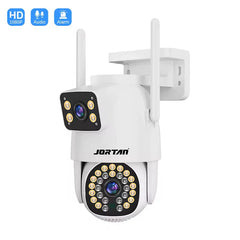 Cameră de Supraveghere IP WiFi HNY 6MP 4K, Rotire 355°, Detectare Umană, Recunoaștere Facială, IP66, Card 32GB Inclus