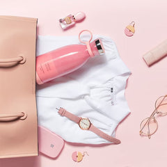 Mini Blender Electric, MixUP AT PERFORMANCE®, Incarcare Wireless, Portabil/Compact, Multifunctional, Auto-curatare, Autonomie Mare, Capacitate 350ml, 4 Lame 3D, Putere 20.000 rpm, Love Pink