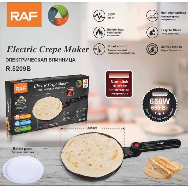 Tigaia Electrica pentru Clatite, 600W