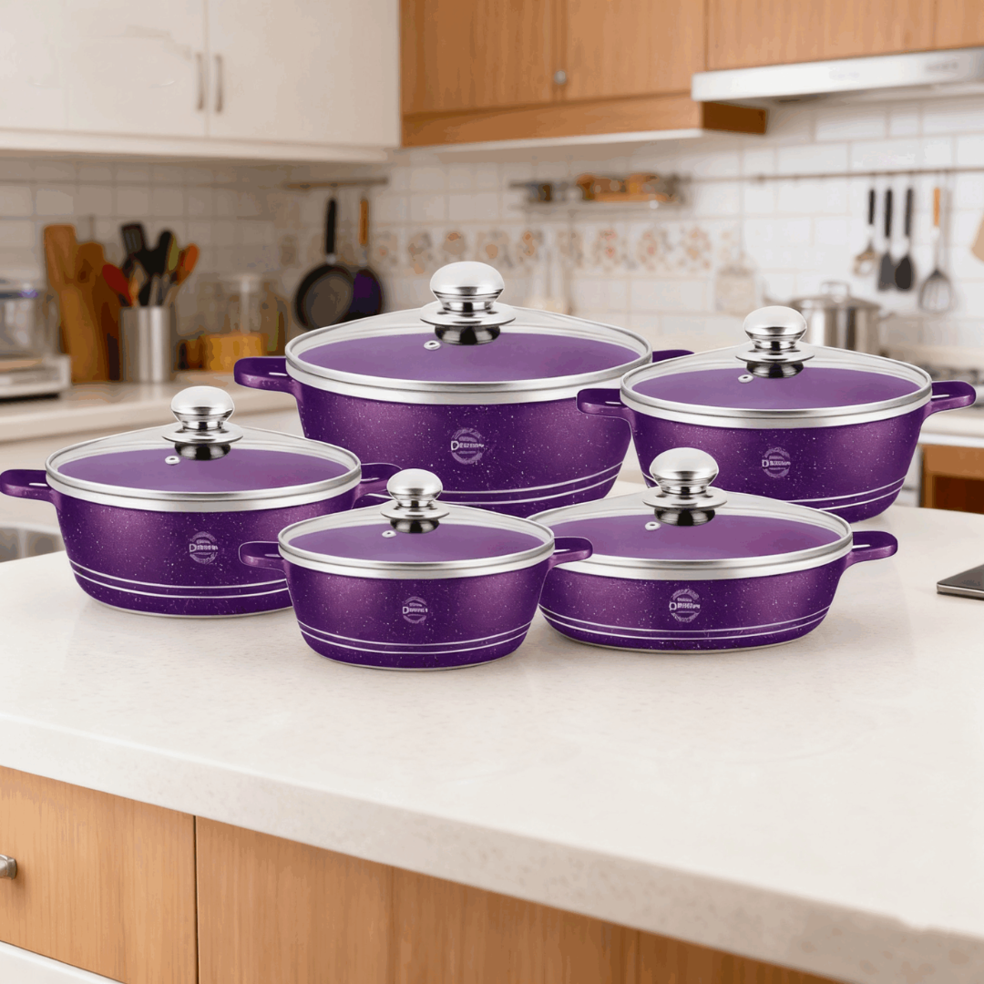 Set oale granit antiaderent,10 PIESE, Pro