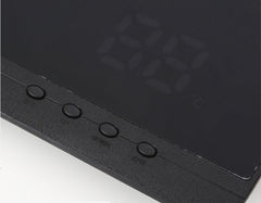 Ceas Digital de Masa AT PERFORMANCE®, cu Lumina Led Rosu, Alarma, 3 Niveluri de Luminozitate, Calendar, Temperatura, Functie Snooze, Mod de Noapte, 11x22cm.