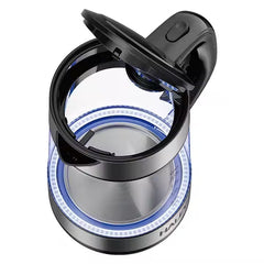 Fierbător Electric HALEY HY-8824: Portabil din Sticlă de 2L, Ceainic de Bucătărie Pentru UZ Casnic și Hotel