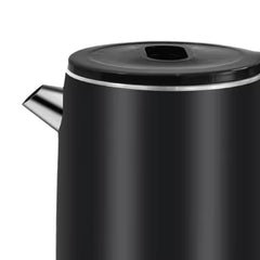 Fierbător Electric HALEY, Portabil din Inox de 3L, 1800W, încălzire Rapidă cu Oprire Automată, Negru