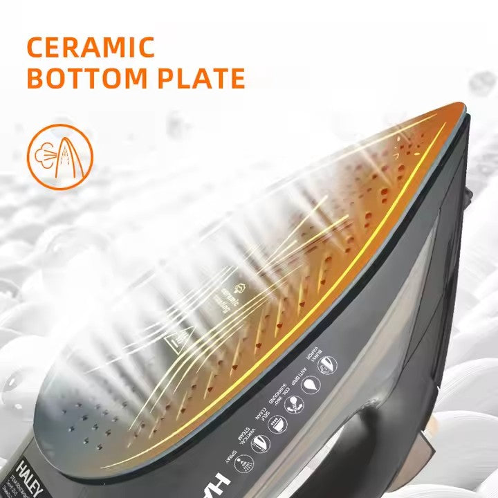 Fier de Călcat Electric HALEY 2200W, Mic Portabil de Înaltă Calitate, cu Abur, Puternic pentru Hoteluri