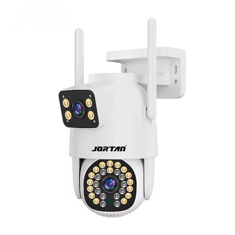 Cameră de Supraveghere IP WiFi HNY 6MP 4K, Rotire 355°, Detectare Umană, Recunoaștere Facială, IP66, Card 32GB Inclus