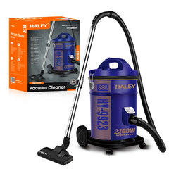 Aspirator cu Sac HALEY® HY-9923, 2200W, Capacitate Rezervor 23L, Funcționare Uscat, Mov