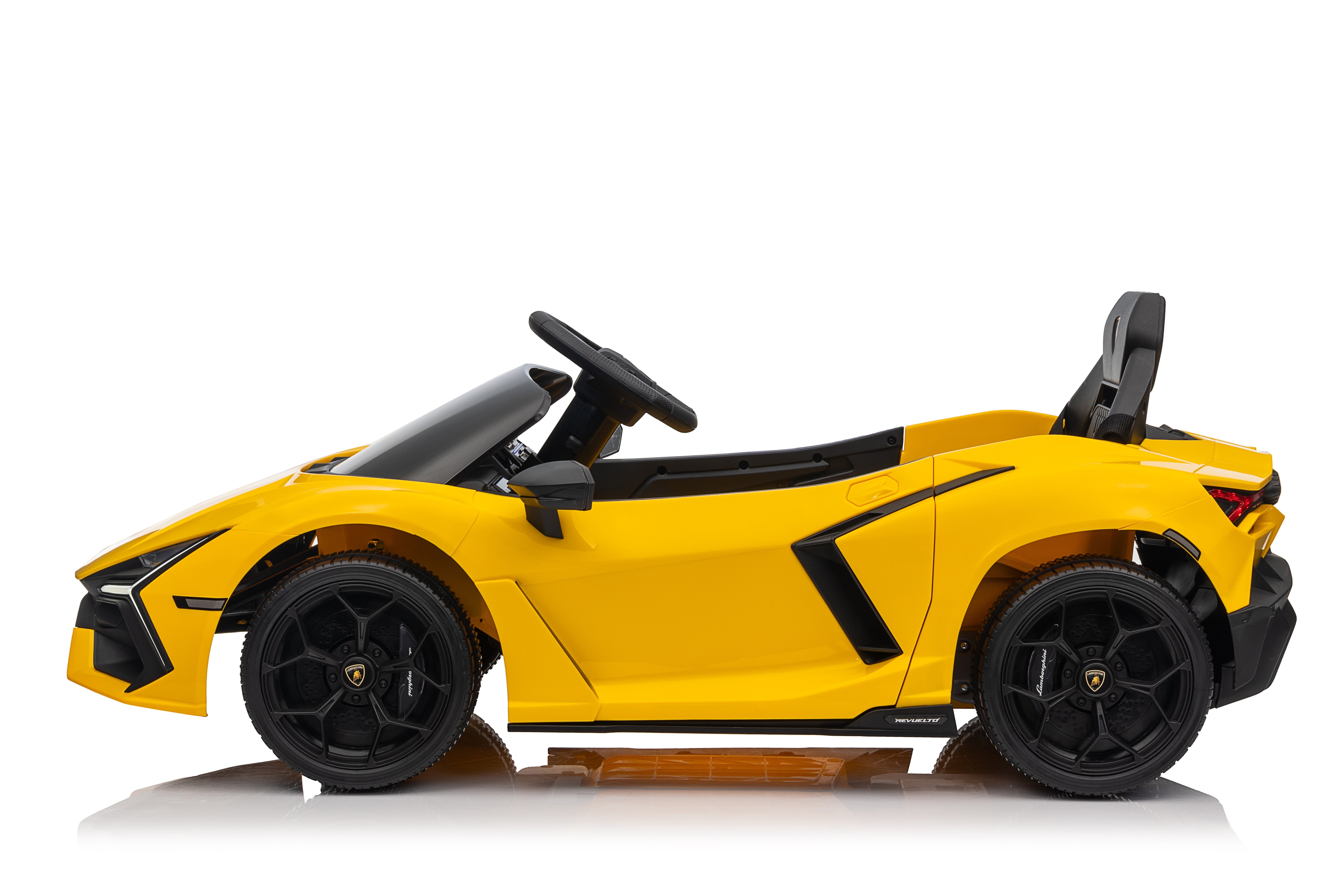 Lamborghini Revuelto – Mașinuță electrică oficial licențiată pentru copii (12V, 2 motoare de 390)
