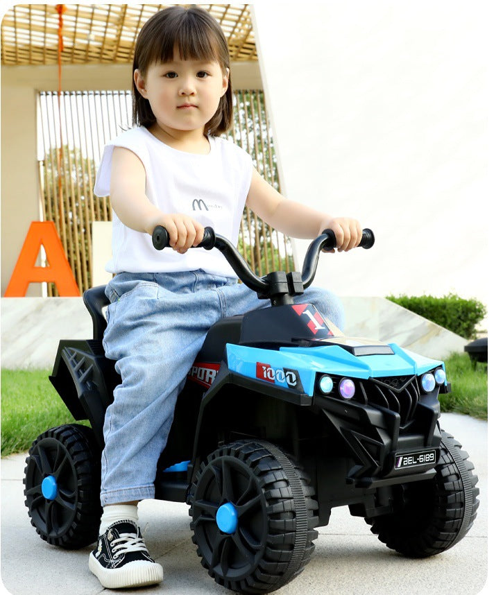 "ATV Electric pentru Copii 6V – Aventură și Distracție în Siguranță!" 🚀🏁 Albastru