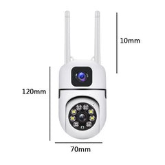 Camera Supraveghere video, AT PERFORMANCE®, conexiune 4G, 4MP 1080P HD, intelligent tracking, PTZ, WIFI, Lan, Rotire, Alarma miscare, Interior - Exterior, Pentru Camera Video de Supraveghere si Auto, Telefon, Aparat Foto, HUB, Console, ALB.