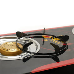 Aragaz Portabil cu 3 Arzătoare, AT PERFORMANCE – Aprindere Automată, sticlă temperată cu model variabil, protecție și eficiență energetică Clasa A