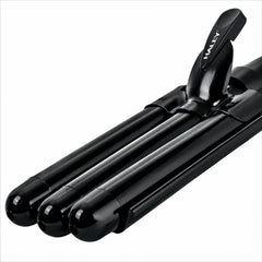 Ondulator De Păr Triplu Haley HY-3502, 70W, Ceramică Cu Turmalină, Pentru Bucle Și Valuri