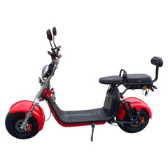 Scuter Electric 2 Persoane, Viteză Limitată 25 km/h – Fără Permis,  Motor 1500W, Baterie 20Ah, Suspensie Hidraulică, COC Inclus