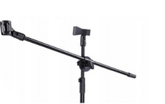 Suport microfon Massa, 200 cm, 2 manere, Negru, AT PERFORMANCE