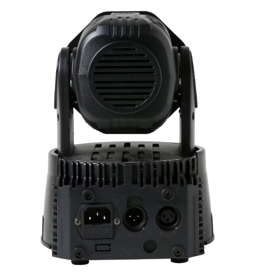 Proiector lumini Moving Head, 8 W x 7 LED, Negru, AT PERFORMANCE