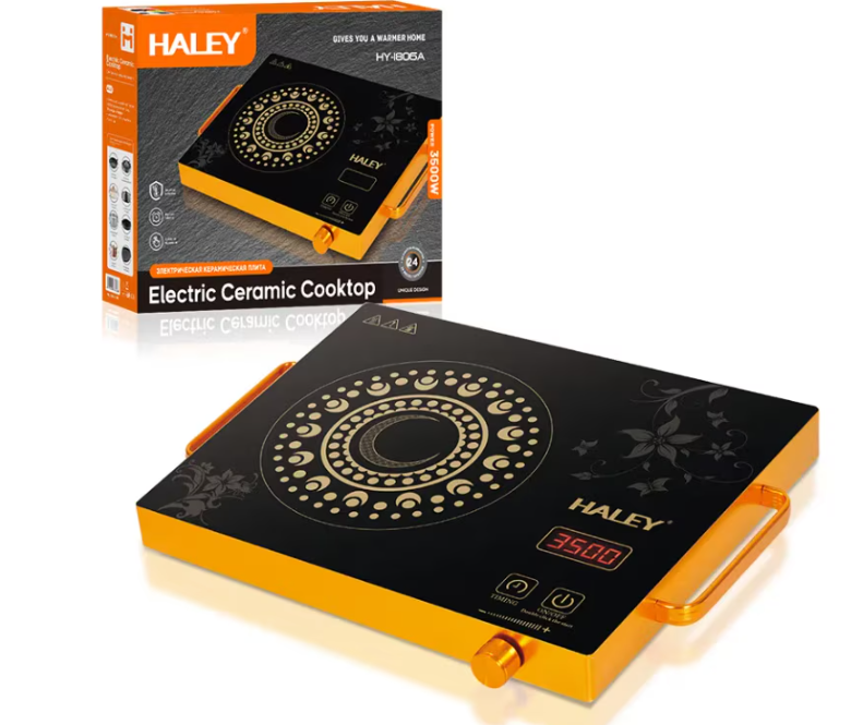 Plita Electrica cu Placa Ceramica HALEY HY-1821A – Performanta de Top, Design Modern si Tehnologie Avansata