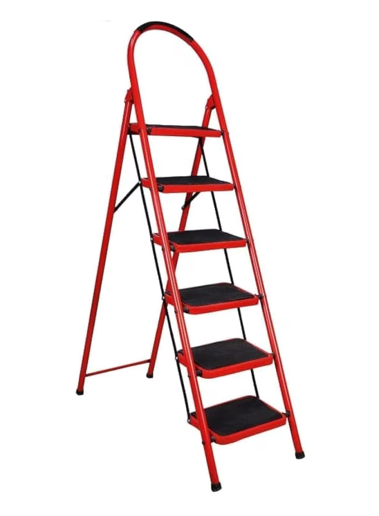 Scara pliabila metalica At Performance, cu structura solida 6 trepte