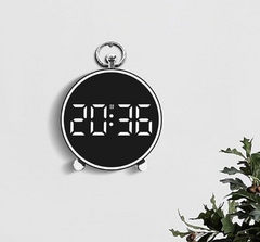 Ceas Digital AT PERFORMANCE®, de Masa sau Perete 8025 Alb