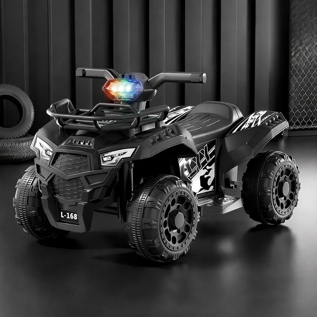 ATV Electric Copii KIDOO® L-168, 6V, 3–5 km/h, 1–5 ani – Distracție Off-Road, Sigur și Ușor de Utilizat