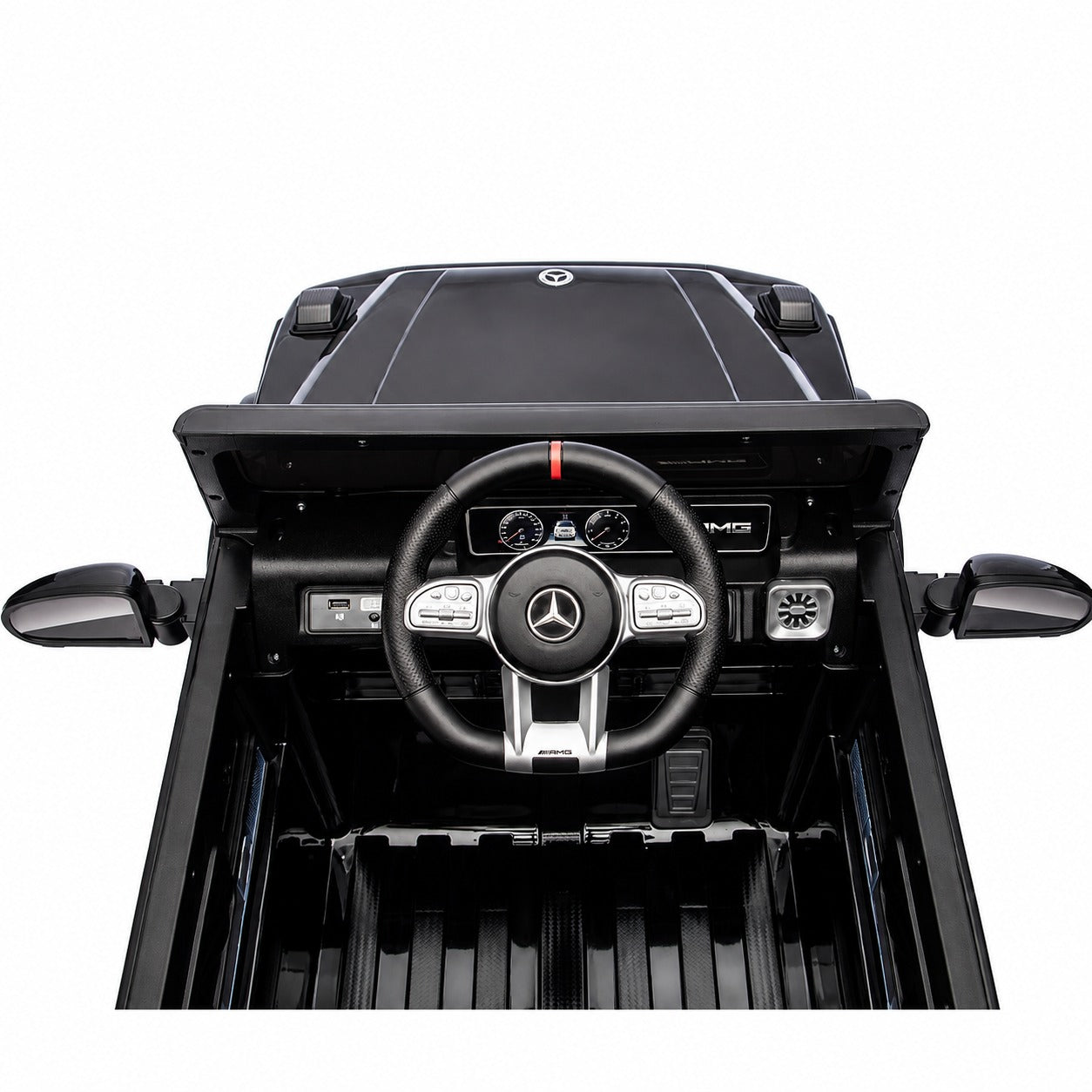 Mercedes-Benz AMG G63 – Mașinuță electrică oficial licențiată pentru copii (12V, 2 motoare de 30W)