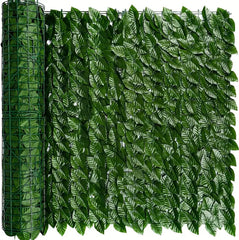 Gard viu decorativ frunze artificiale AT PERFORMANCE®, 3m x 1m lungime, verde