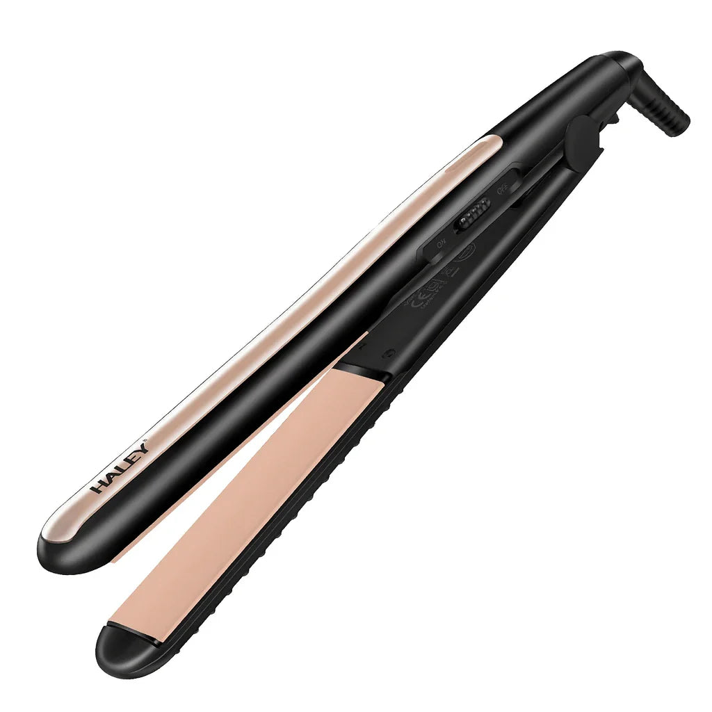 Placă de îndreptat părul HALEY HY-3008, 45W, 4 trepte de temperatură (160°C – 220°C), încălzire rapidă în 30 secunde