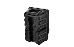 Boxa Portabila AT PERFORMANCE®, cu Lumini RGB, cu Maner, Putere 100W, MP3, USB, Bluetooth, TF, WIFI, Slot Microfon, Karaoke, Acumulator, Negru