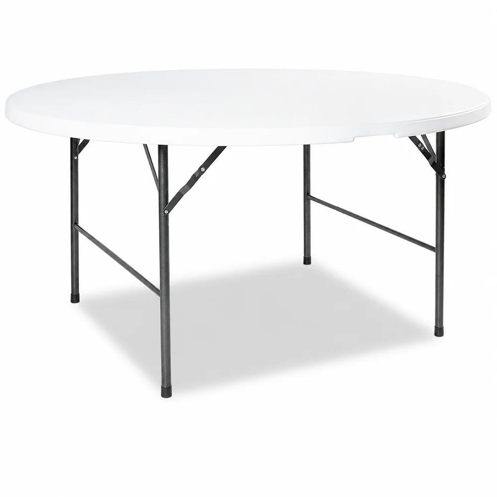 Masă Rotundă Pliabilă AT PERFORMANCE® 150 cm, HDPE Profesional, 400 kg, pentru Evenimente și Catering