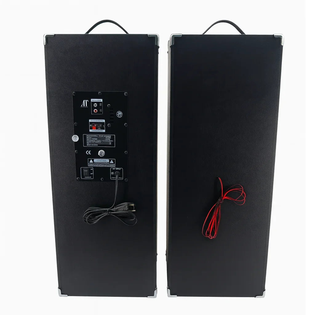 Boxe Profesionale AT Performance AT-2304, 1500W, Bluetooth, USB, FM, Microfon Wireless