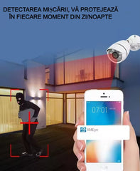 Kit supraveghere video AHD, AT PERFORMANCE®, Full HD - NVR si 4 camere exterior 5MP full HD 1080P