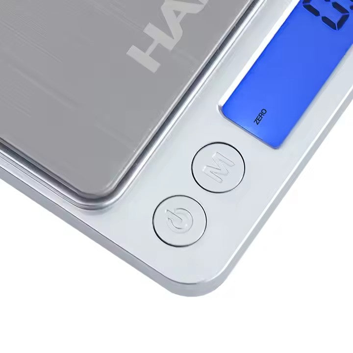 Cantar Digital HALEY de Bucatarie, 3000G, din Otel Inoxidabil, Argintiu