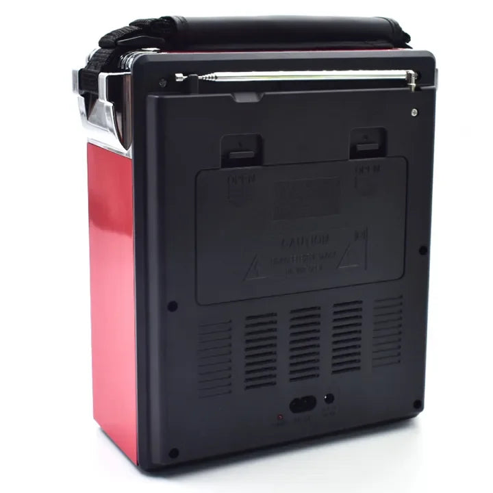 Radio Portabil AM/FM/SW cu Bluetooth, MP3, USB/TF și Lanternă