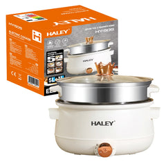 Haley HY-505 Cooker Electric 5L + 3L, 1200W, Multifuncțional cu Aburire & Gătire