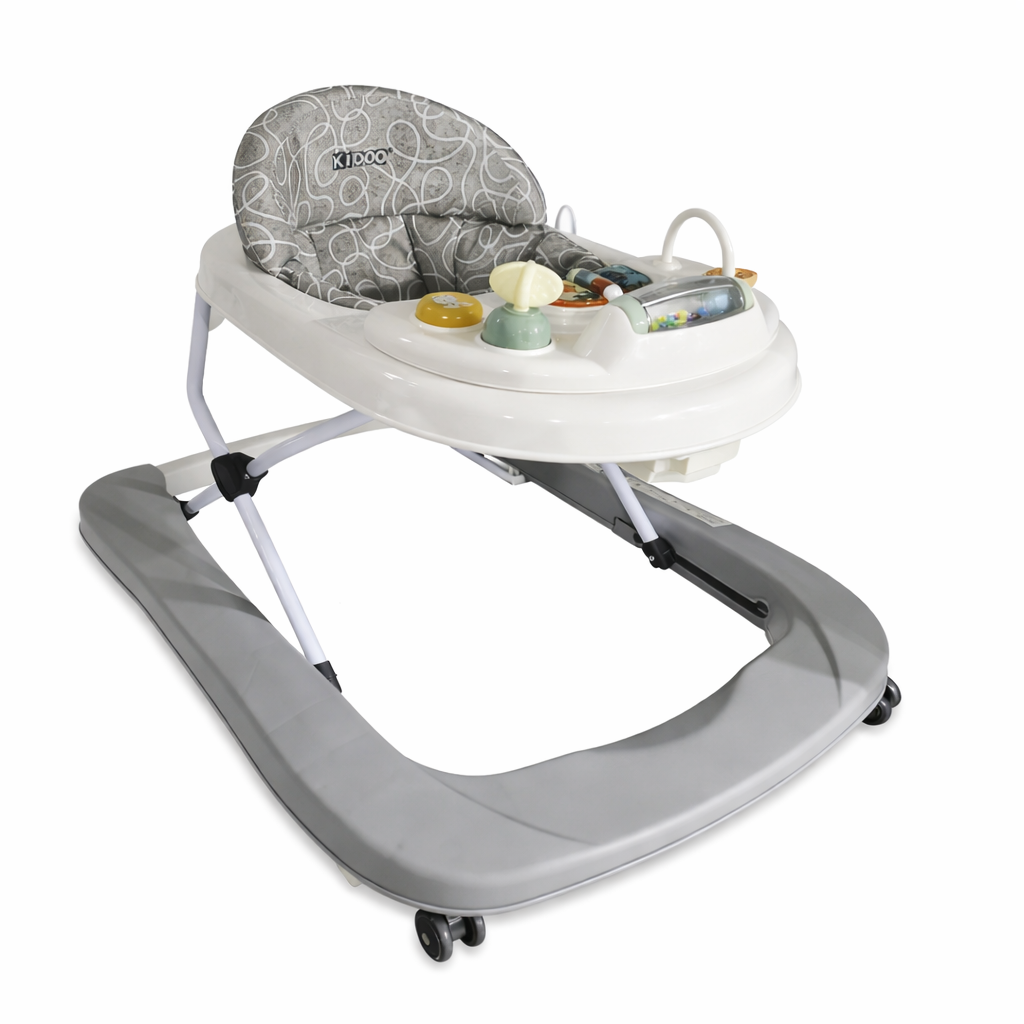 Premergător bebe KIDDO Baby Walker W1246UR2, cu jucării și muzică, 6–18 luni, Albastru