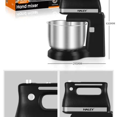 Mixer de mână Haley HY-1660 – 5 trepte de viteză și funcție turbo pentru preparate perfecte